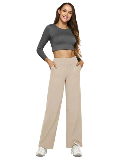 SCULPTD Pants: Loose High-Waist Business Casual Pants