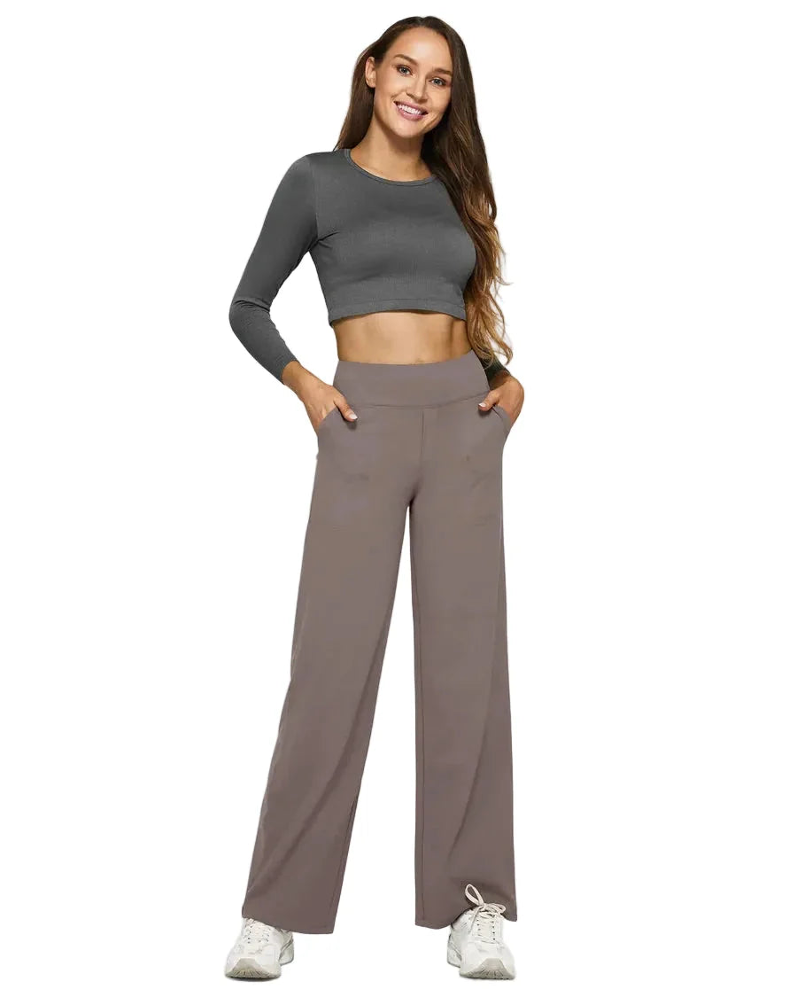 SCULPTD Pants: Loose High-Waist Business Casual Pants