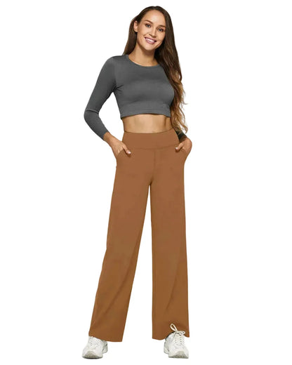 SCULPTD Pants: Loose High-Waist Business Casual Pants