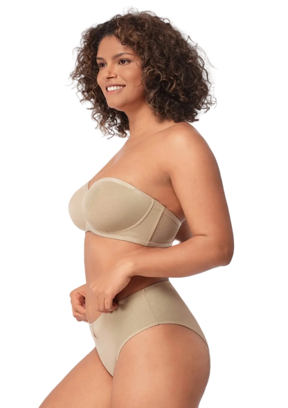 SCULPTD Strapless Unlined Minimizer Bra