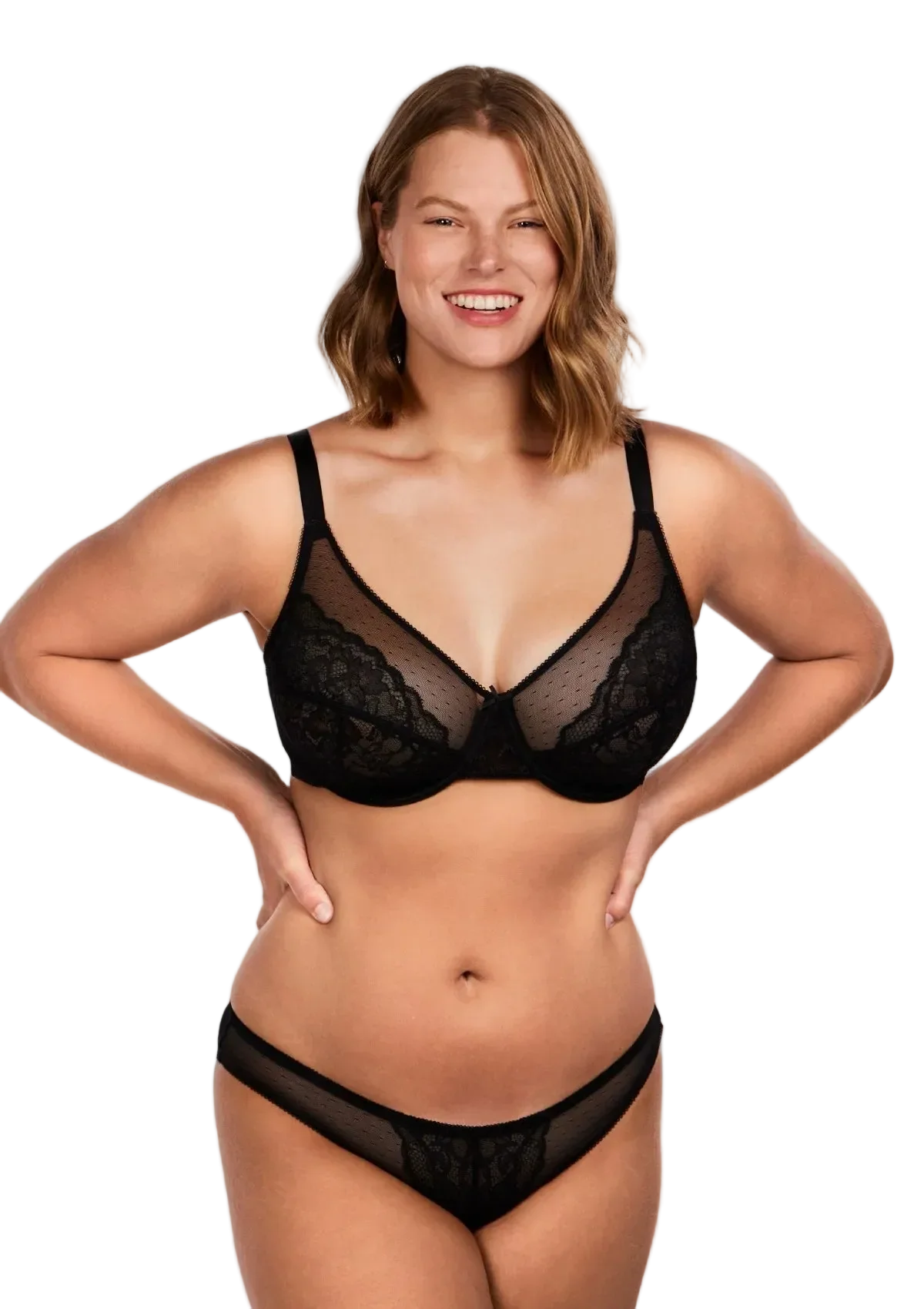 SCULPTD Bra: Full Coverage Lace Minimizer Bra