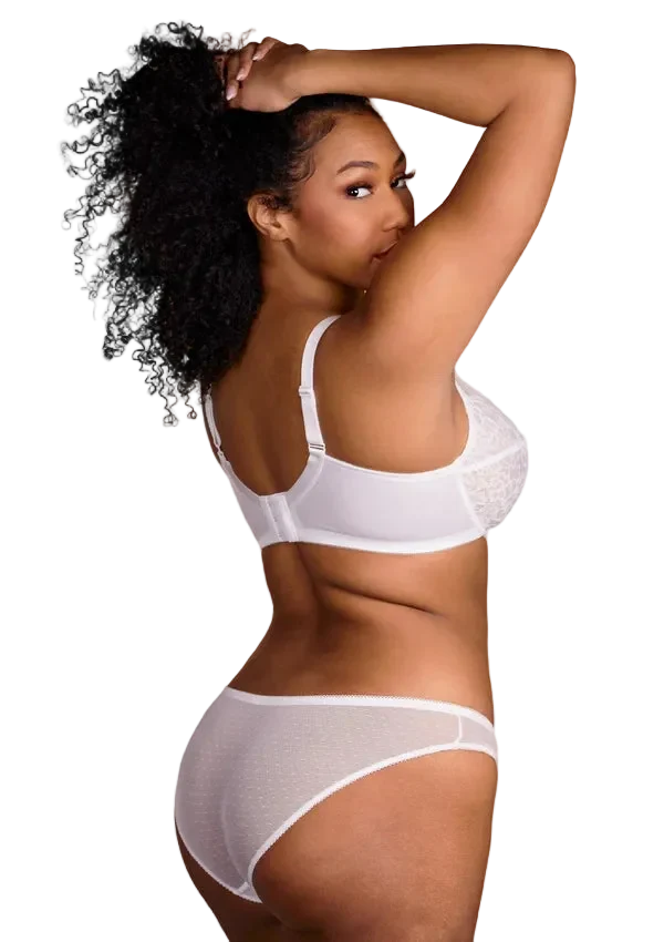 SCULPTD Bra: Full Coverage Lace Minimizer Bra