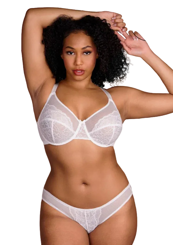 SCULPTD Bra: Full Coverage Lace Minimizer Bra