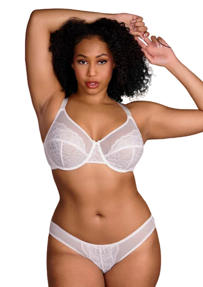 SCULPTD Bra: Full Coverage Lace Minimizer Bra