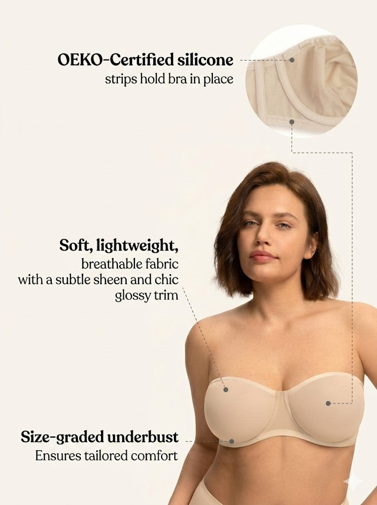 SCULPTD Shimmer Balconette Bra